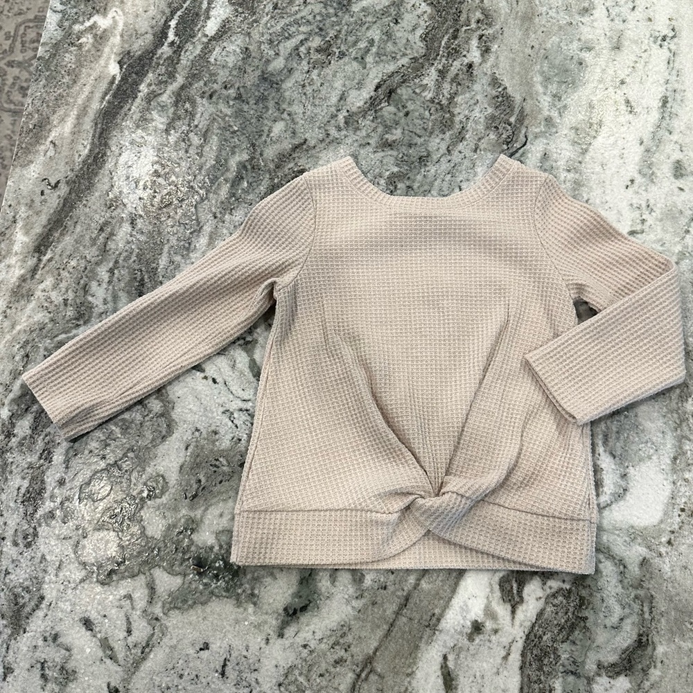 Toddler Cozy Waffle Long Sleeve Shirt